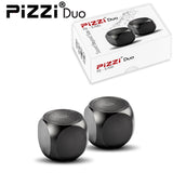 "פיצי מיני" PiZZi Mini-DUO זוג רמקולים Bluetooth עוצמתי 2x3W במיוחד 35מ"מ בלבד בצבע אדום